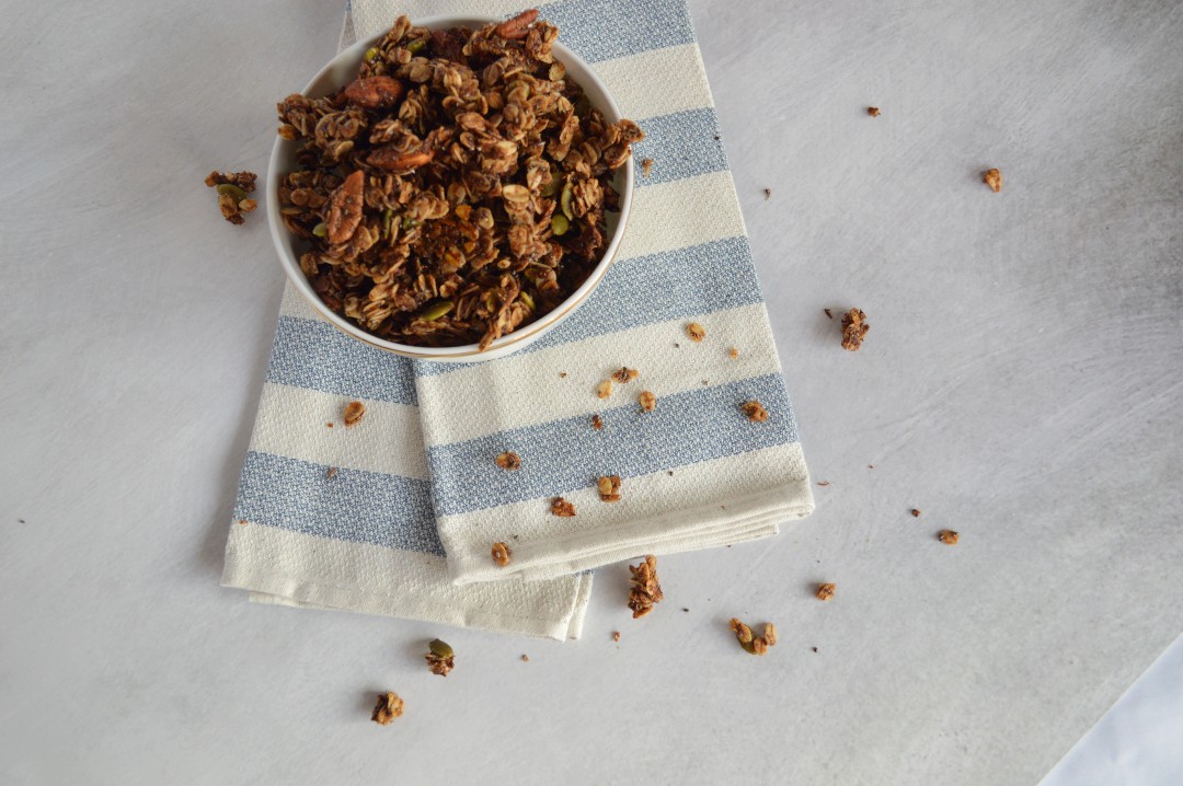 Holiday Gingerbread Granola