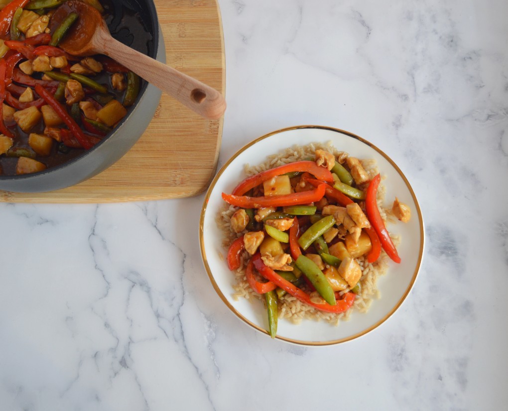 Pineapple Chicken Stir Fry